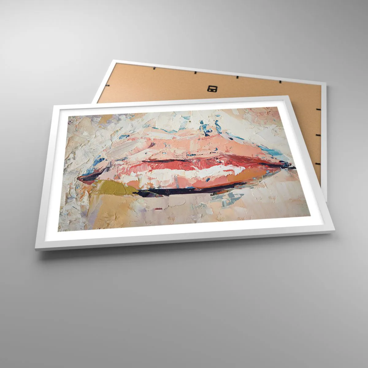 Affisch i vit ram - Väcker sinnen - 70x50 cm