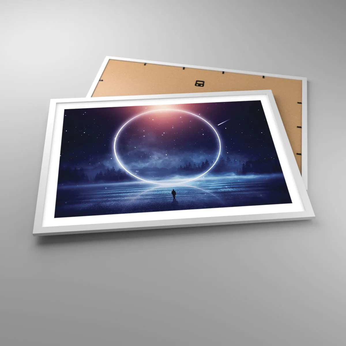 Affiche dans un cadre blanc - Poster - Ils sont déjà là... - 70x50 cm