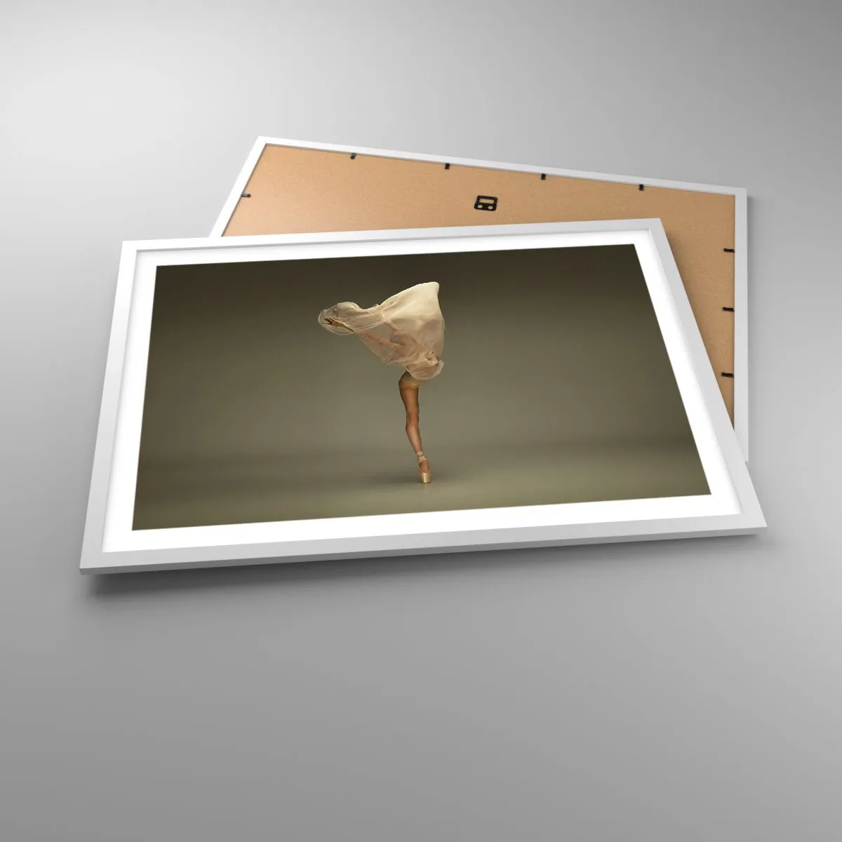 Plakát v bílém rámu - Hned poletí - 70x50 cm