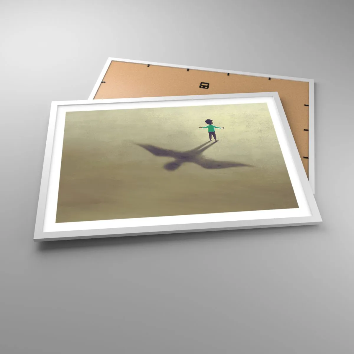 Poster in een witte lijst - De held van de toekomst - 70x50 cm