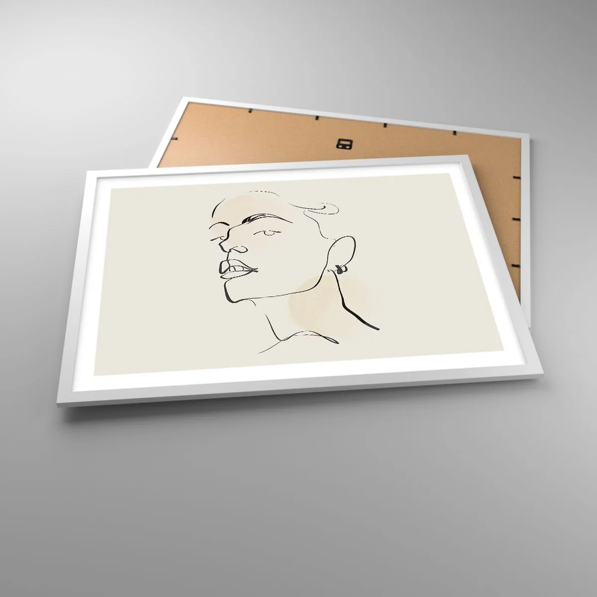 Poszter fekete keretben - Büszke tekintet - 70x50 cm