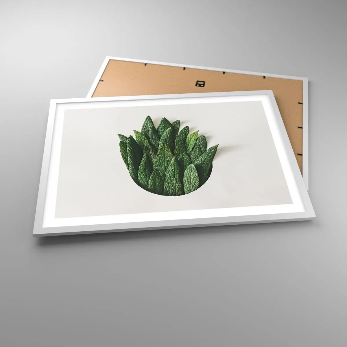 Poster in een witte lijst - Ongebreidelde nieuwsgierigheid - 70x50 cm