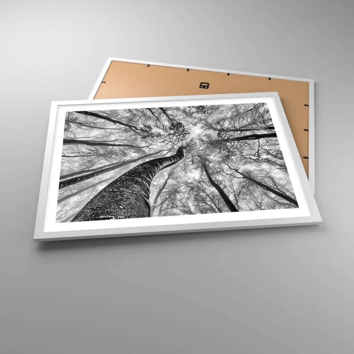 Poszter fekete keretben - Verseny a fény felé - 70x50 cm