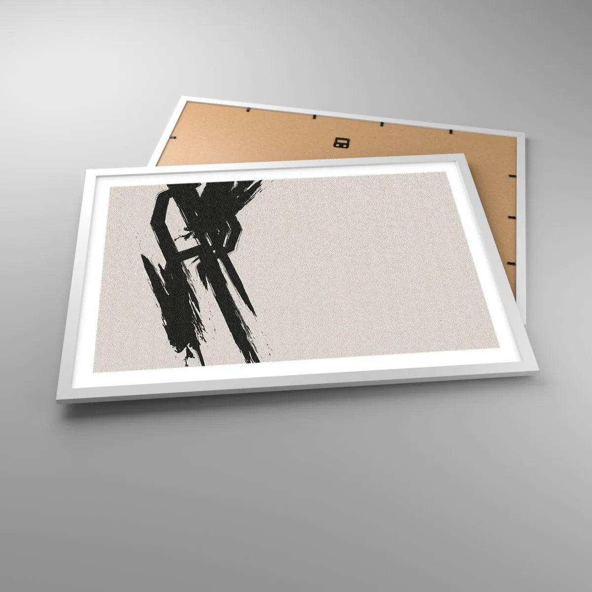 Poster in einem weißen Rahmen - Unaufhaltsamer Trieb - 70x50 cm