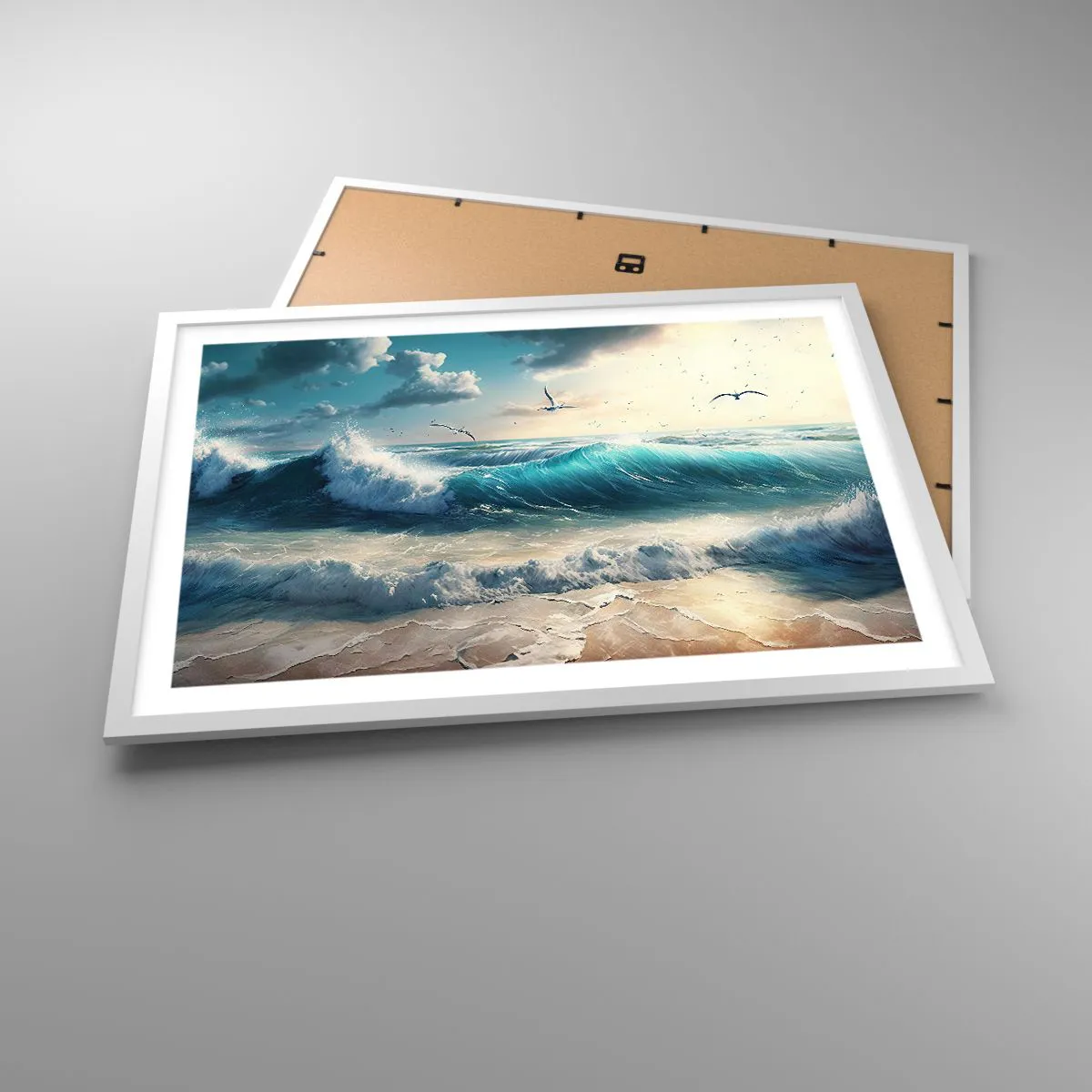 Poszter fekete keretben - Zaj csak neked - 70x50 cm