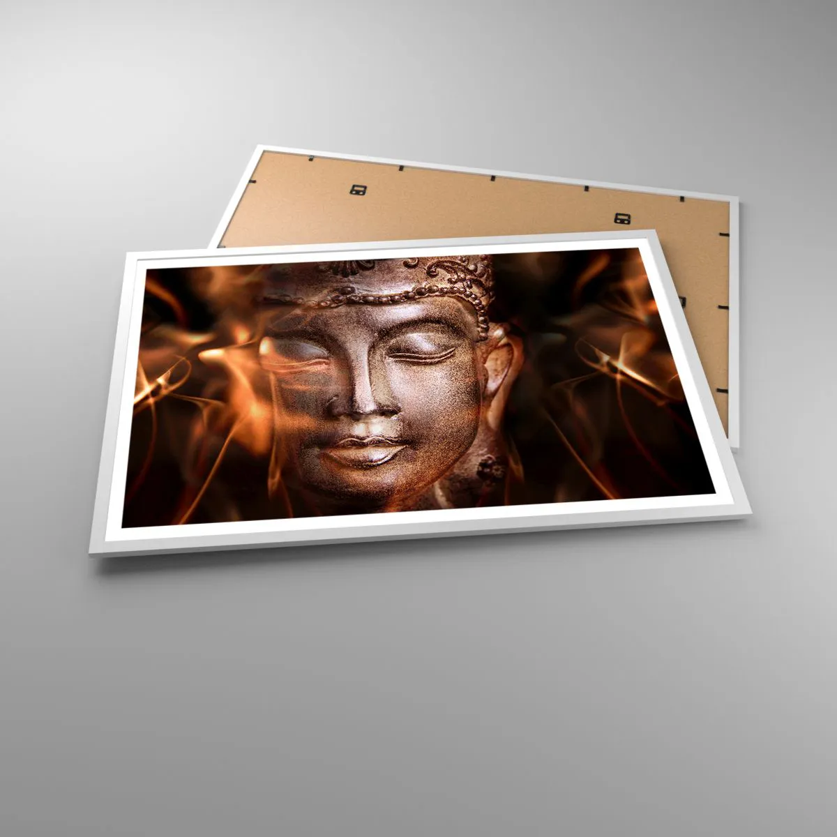 Poszter fekete keretben - Csak itt és most létezik - 91x61 cm