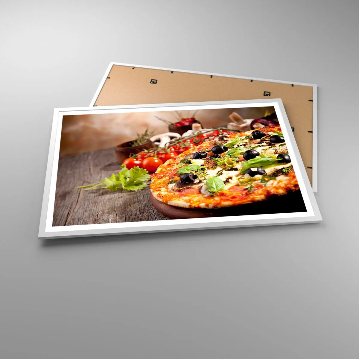 Plakat w białej ramie - Z tellurycznych ingrediencji - 91x61 cm