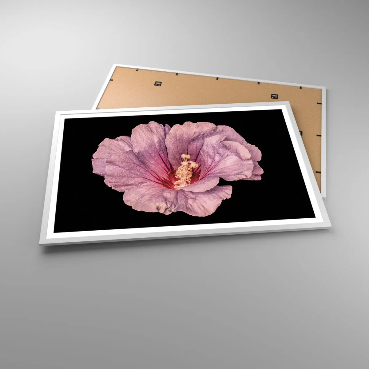 Poster in een witte lijst - Recht in het hart - 91x61 cm