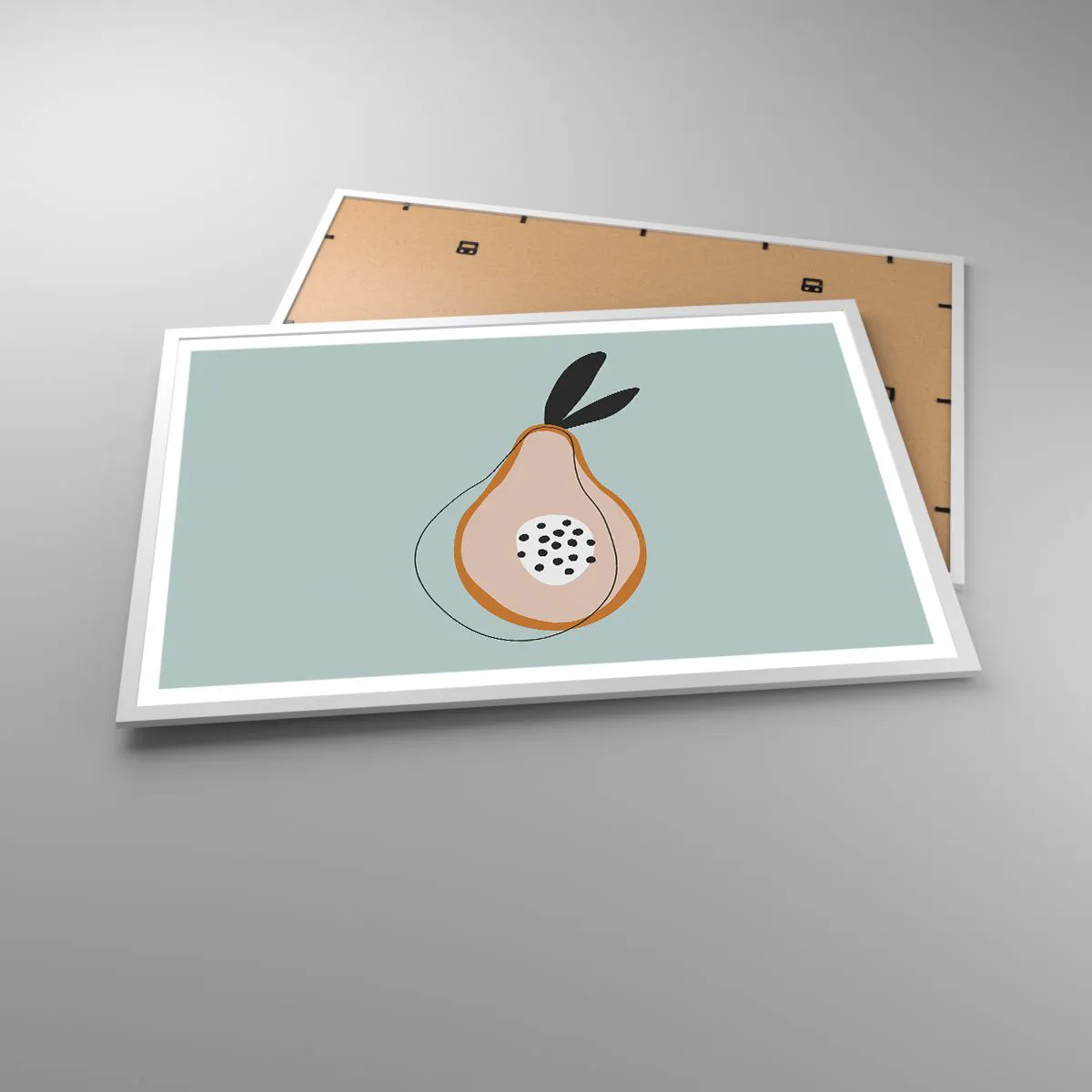 Plakat w białej ramie - Przeniknąć w naturę rzeczy - 91x61 cm