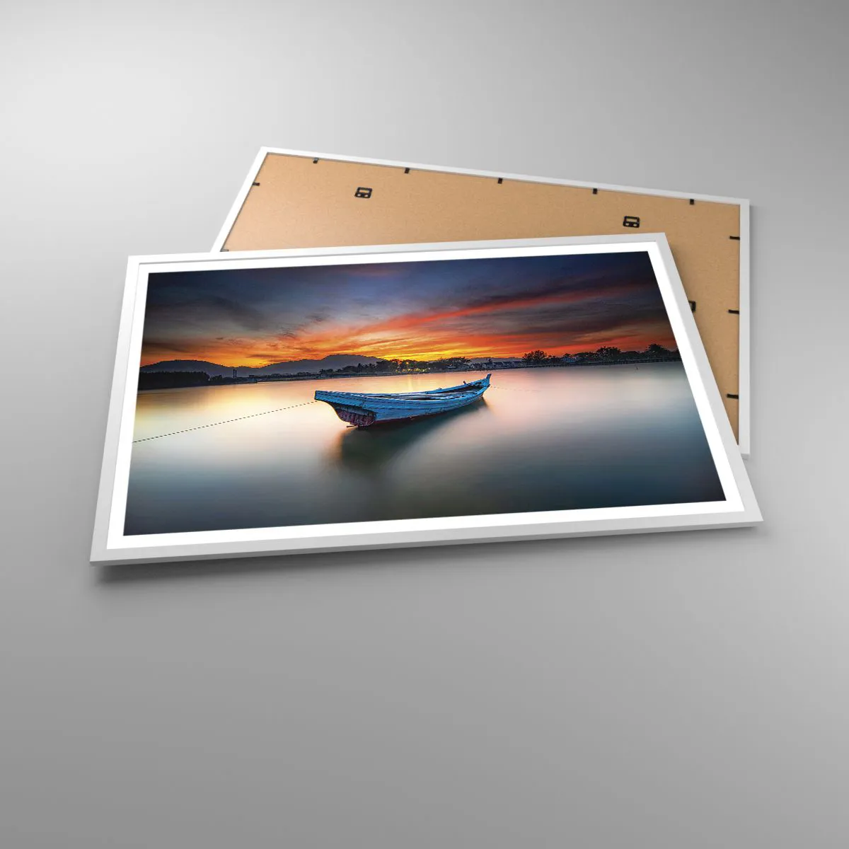 Poszter fekete keretben - Jó éjszaka jön - 91x61 cm