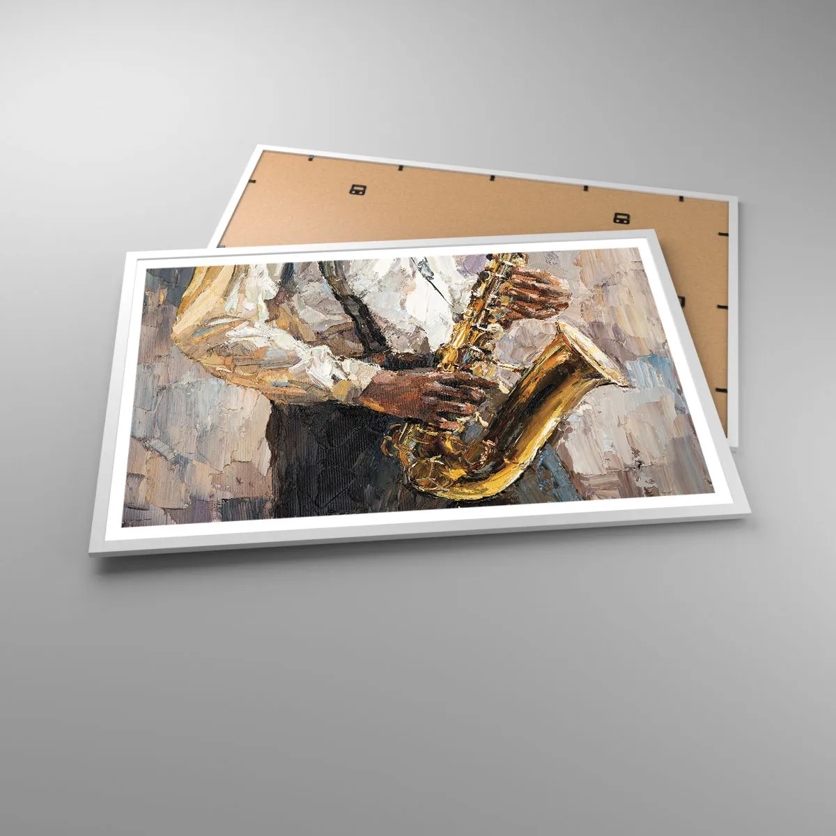 Poszter fekete keretben - Itt az idő egy szólóra - 91x61 cm