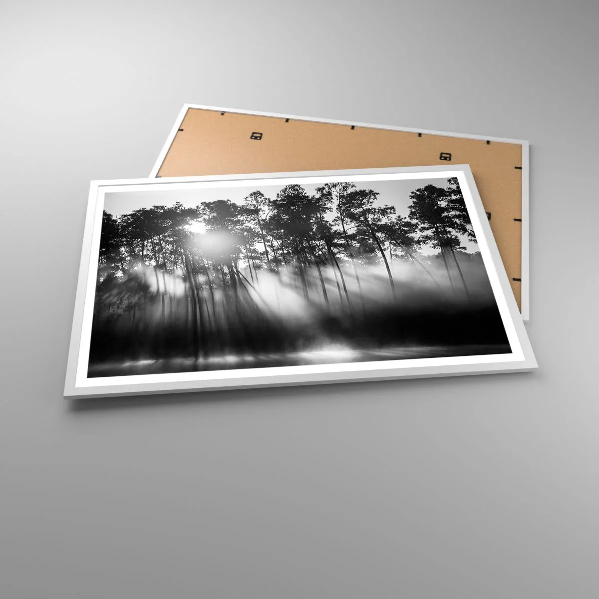 Plakat w białej ramie - Niepowstrzymane słońce - 91x61 cm