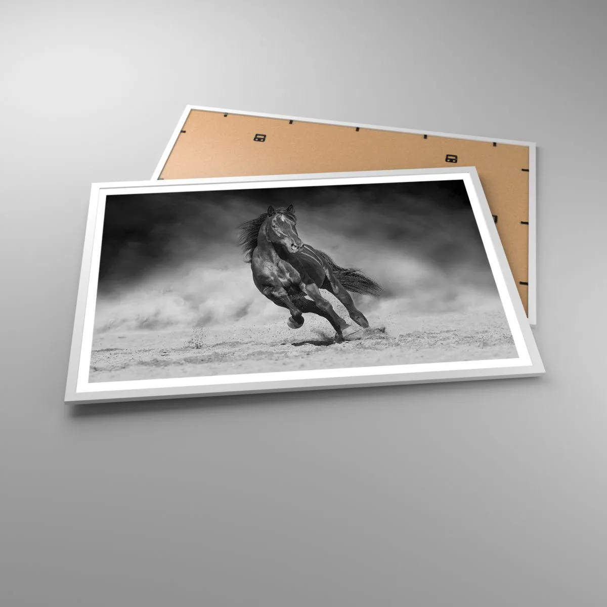 Poszter fekete keretben - Az emírhez méltó - 91x61 cm