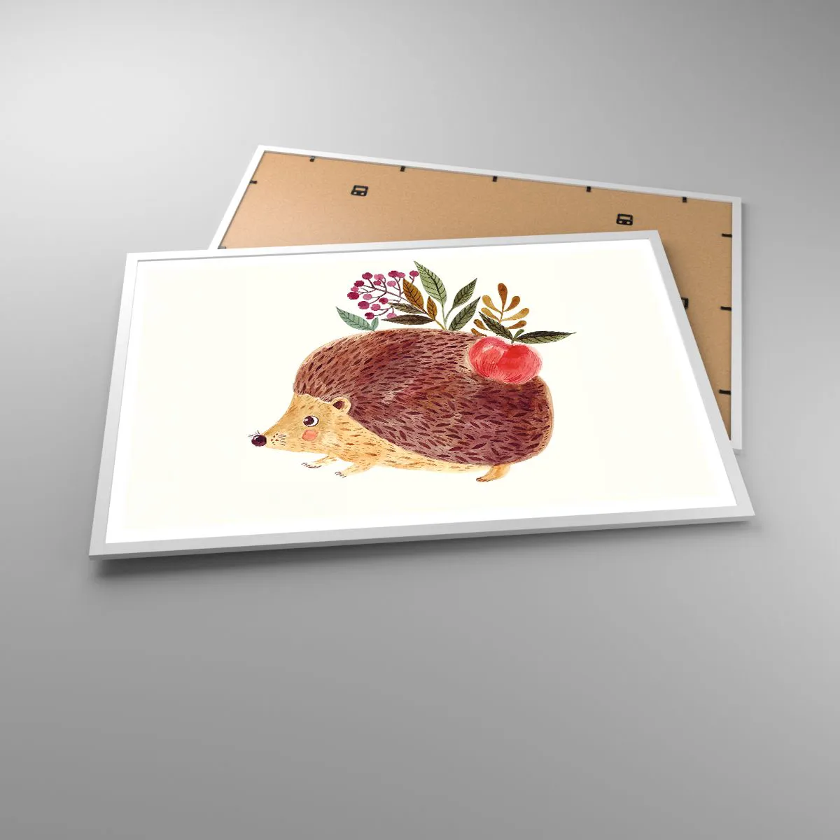 Poster in einem weißen Rahmen - Und dann magst du mich schon - 91x61 cm