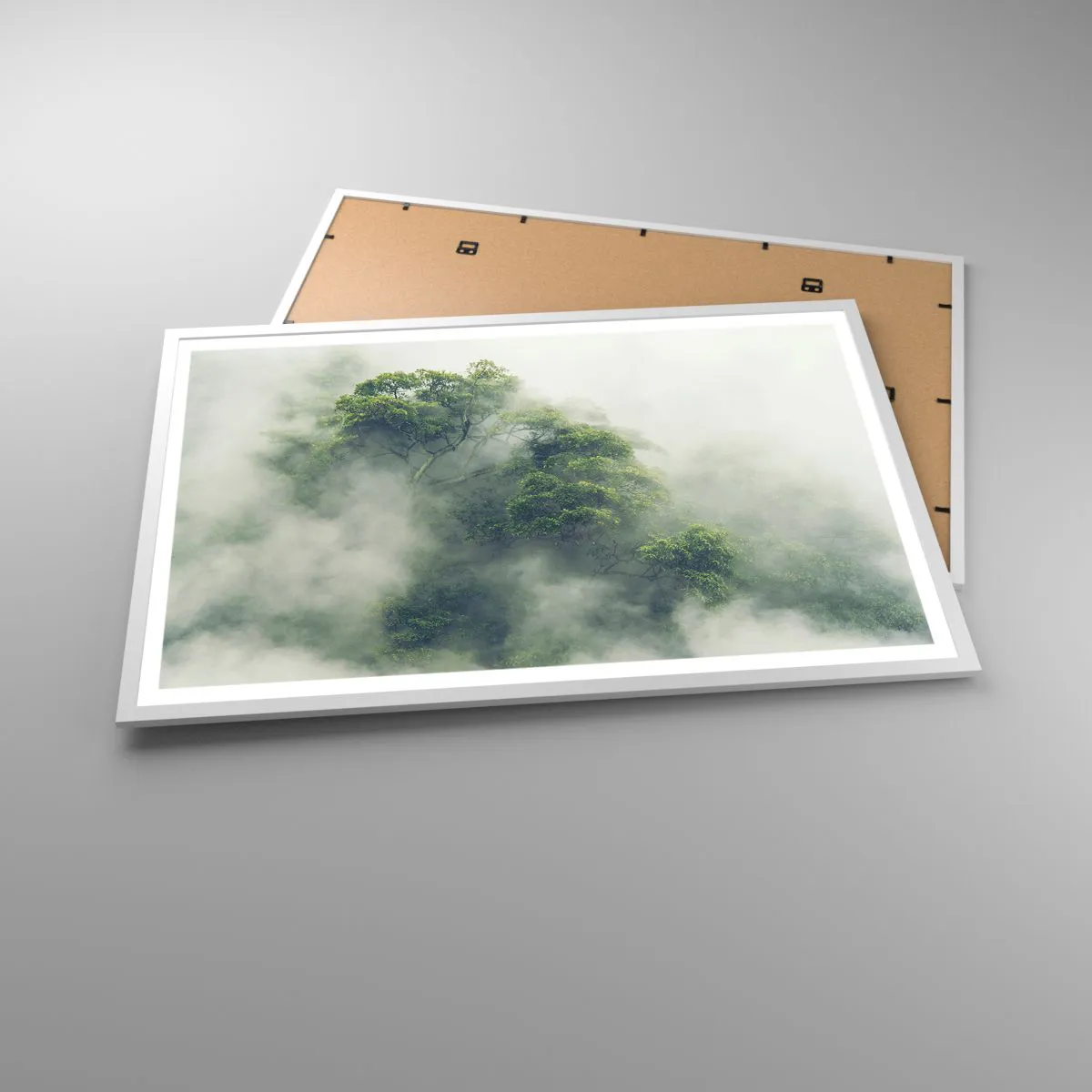 Poszter fekete keretben - Ködbe burkolózva - 91x61 cm