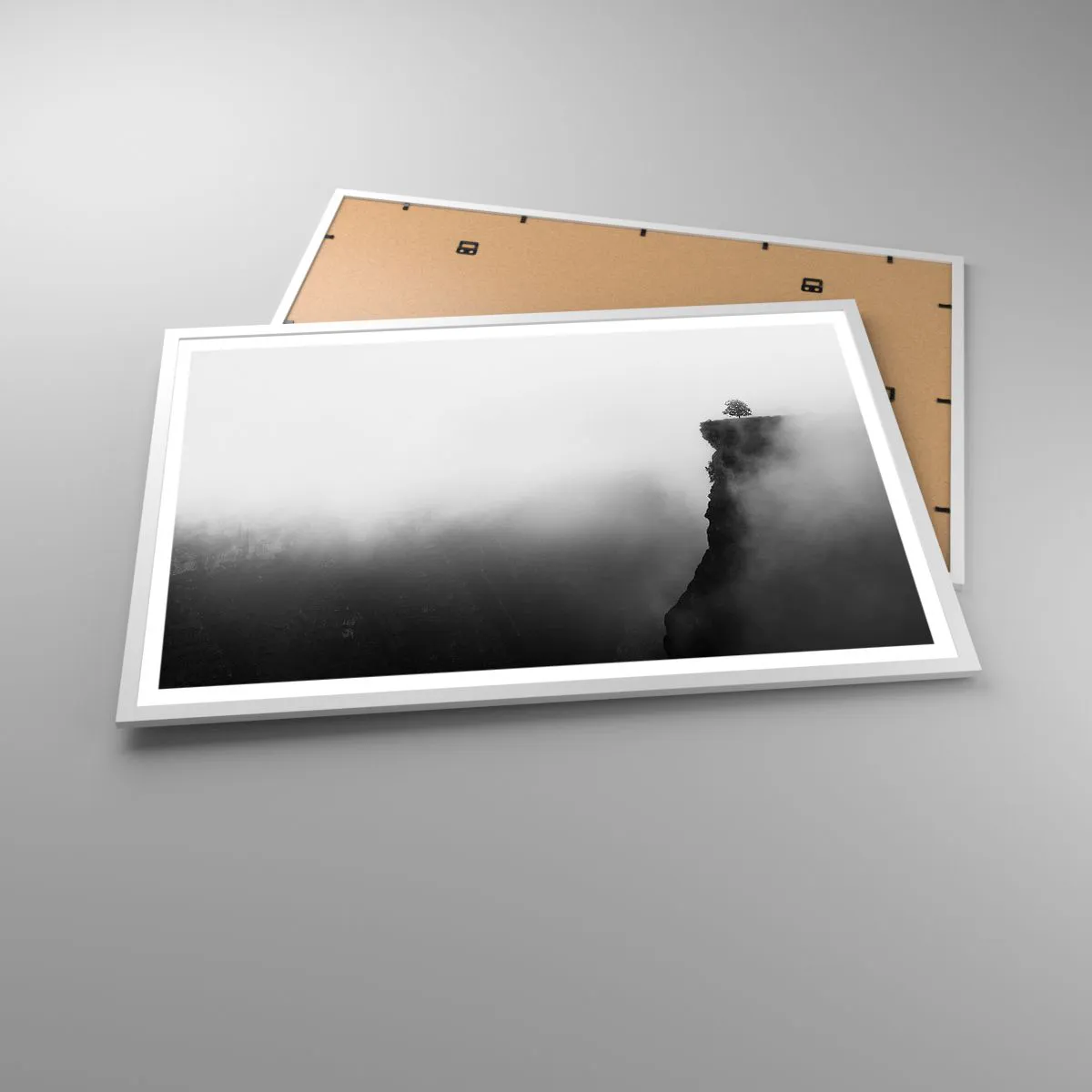 Poster în ramă albă - La capătul lumii - 91x61 cm