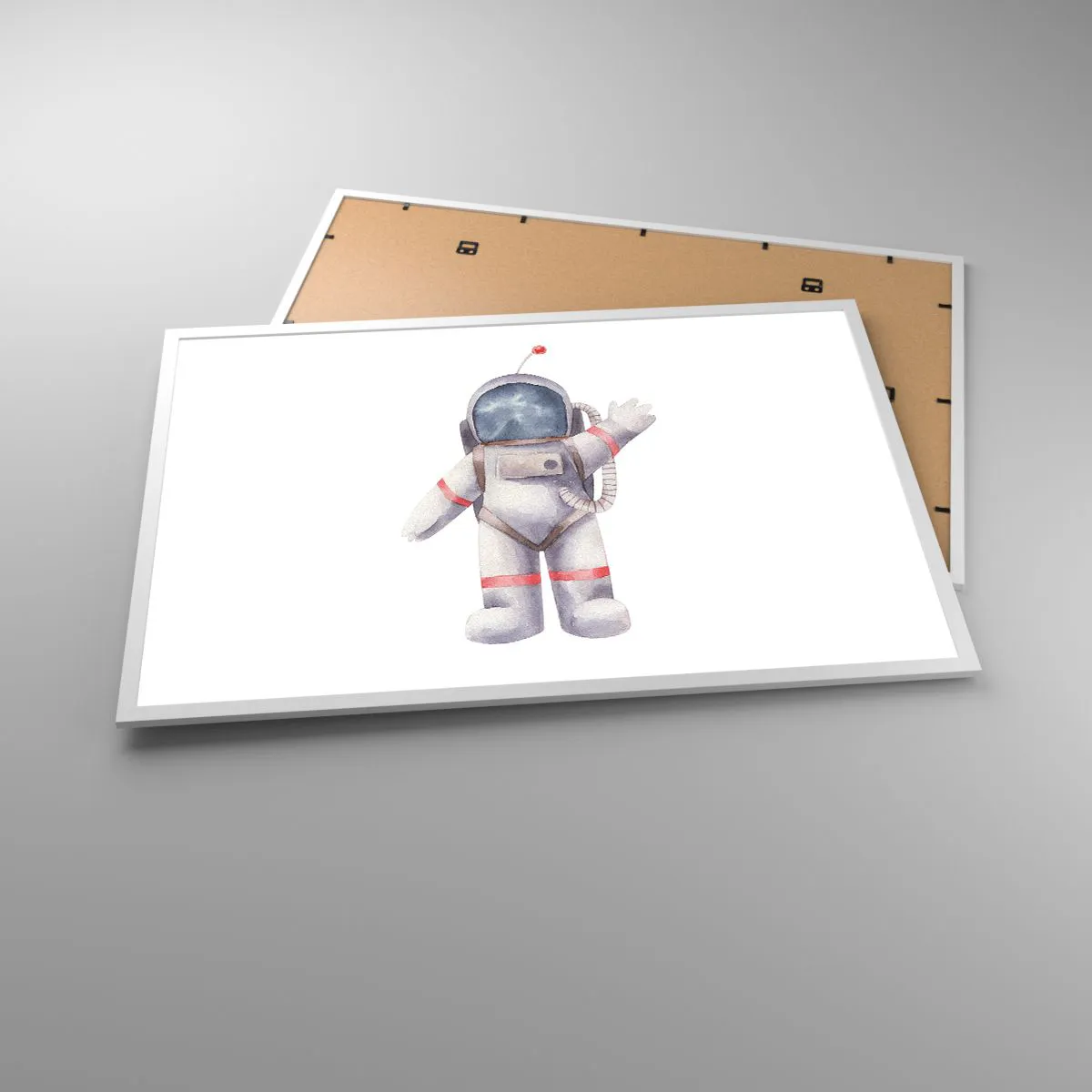 Affisch i vit ram - Det var allt för nu! - 91x61 cm