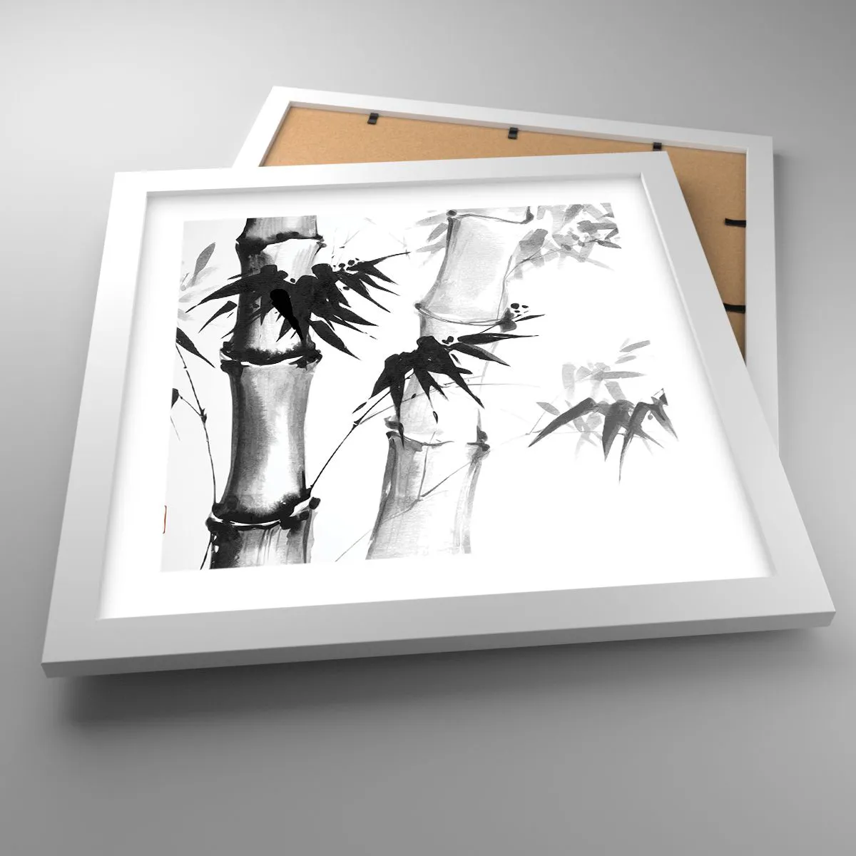 Affiche dans un cadre blanc - Poster - Gros plan sur l'orient - 30x30 cm