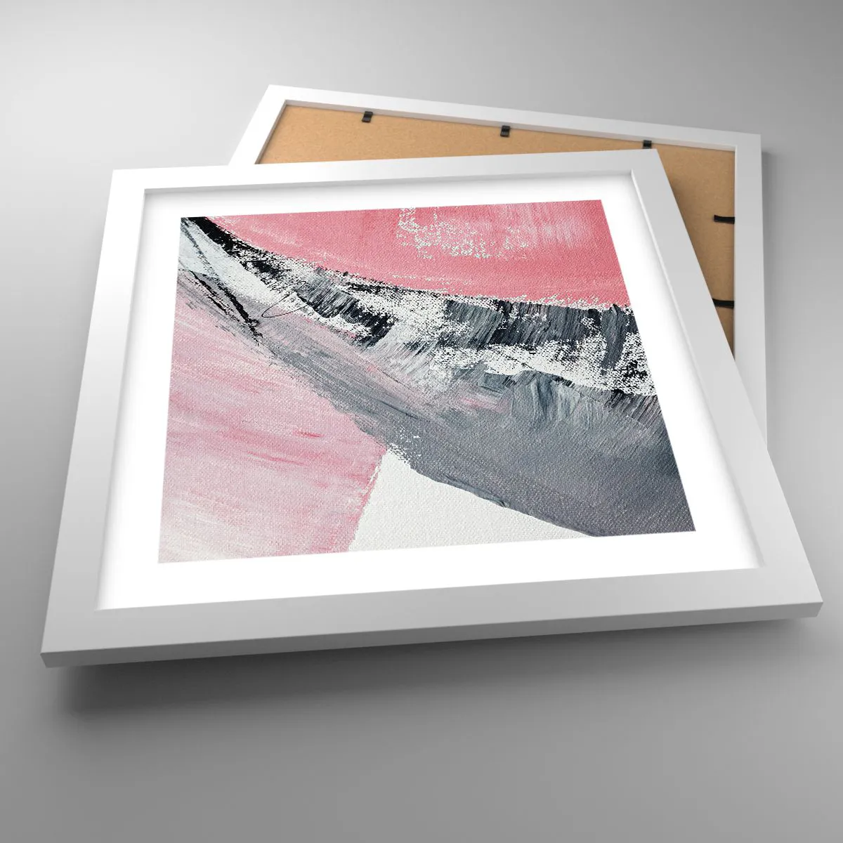 Affisch i vit ram - Anpassad komposition - 30x30 cm