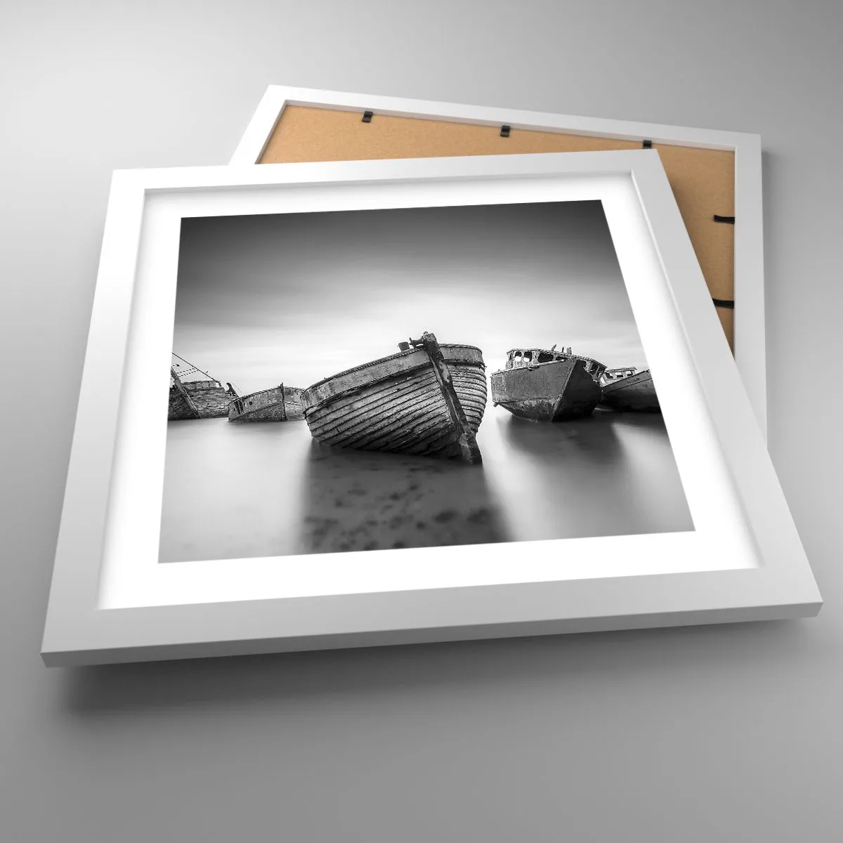 Poster in white frmae - Now Only a Memory - 30x30 cm
