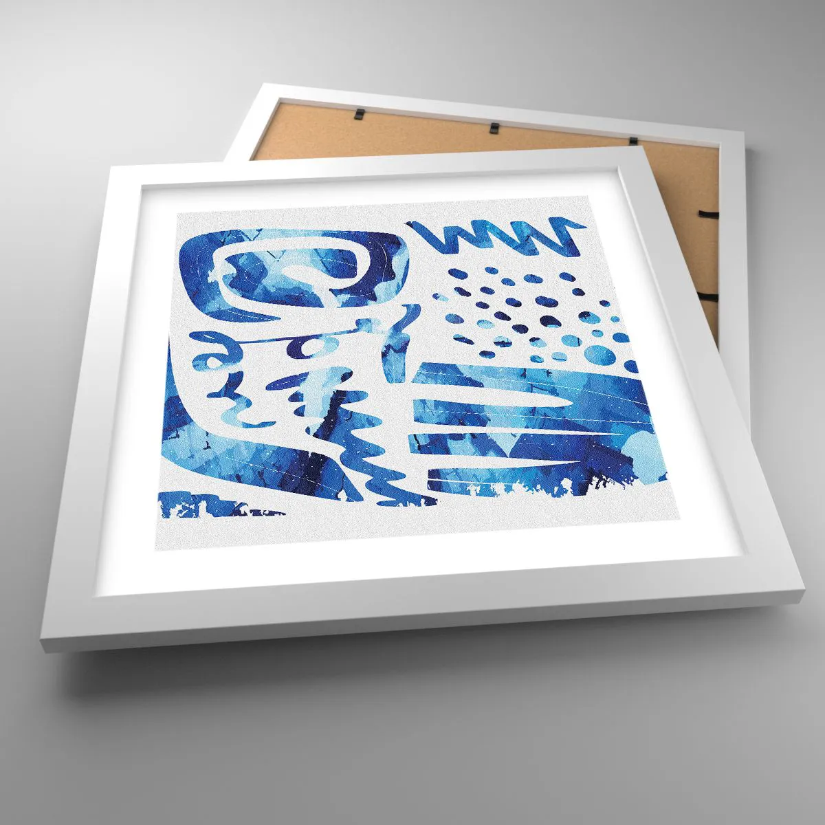 Poszter fekete keretben - Vissza a gyökerekhez - 30x30 cm