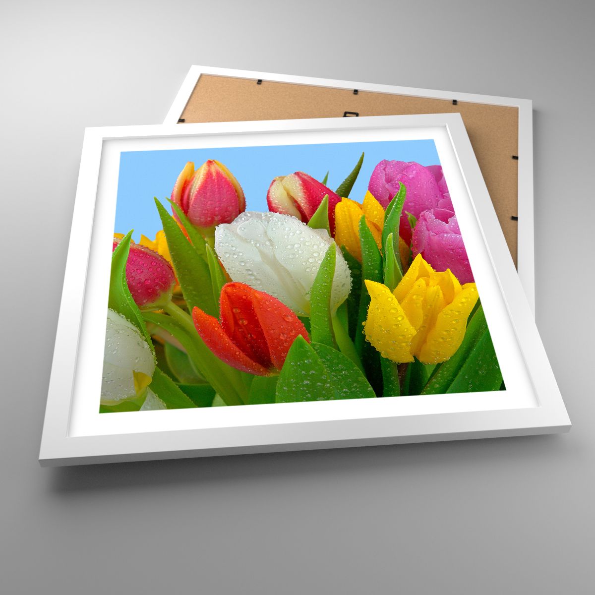 Affiche Tulipes, Affiche Fleurs, Affiche Bouquet De Fleurs, Affiche La Nature, Affiche Fleurs Colorées