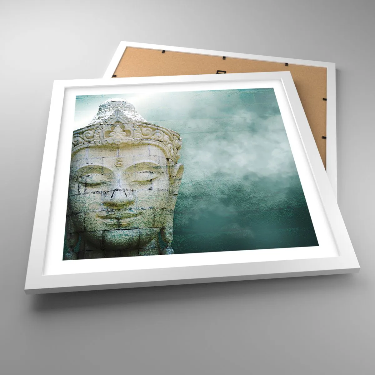 Poszter fekete keretben - A fény kérése - 40x40 cm