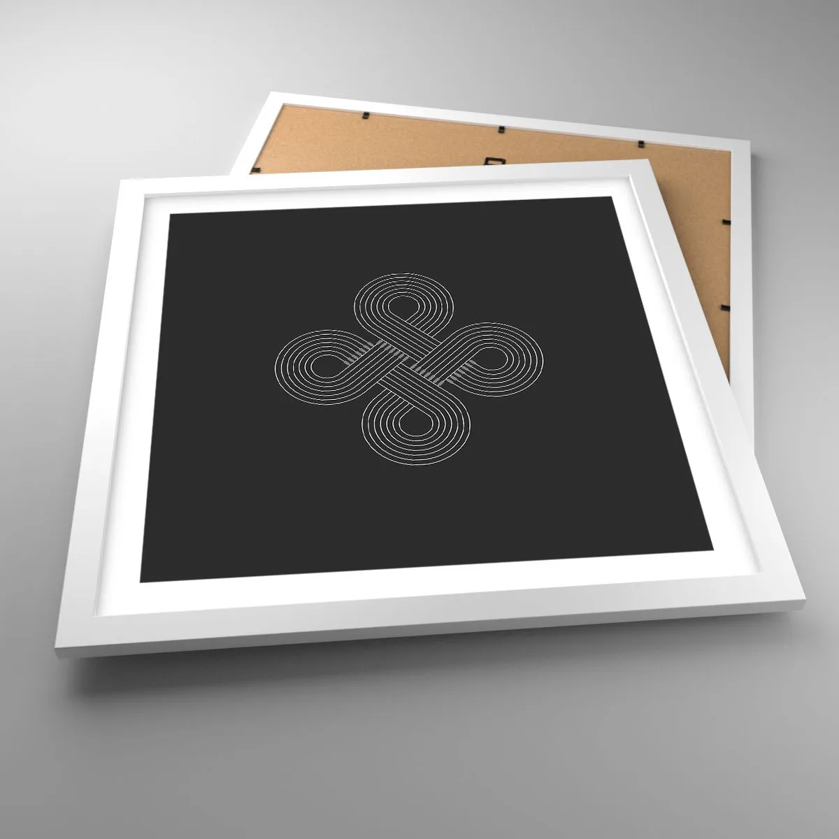 Poszter fekete keretben - Kelta szellemben - 40x40 cm