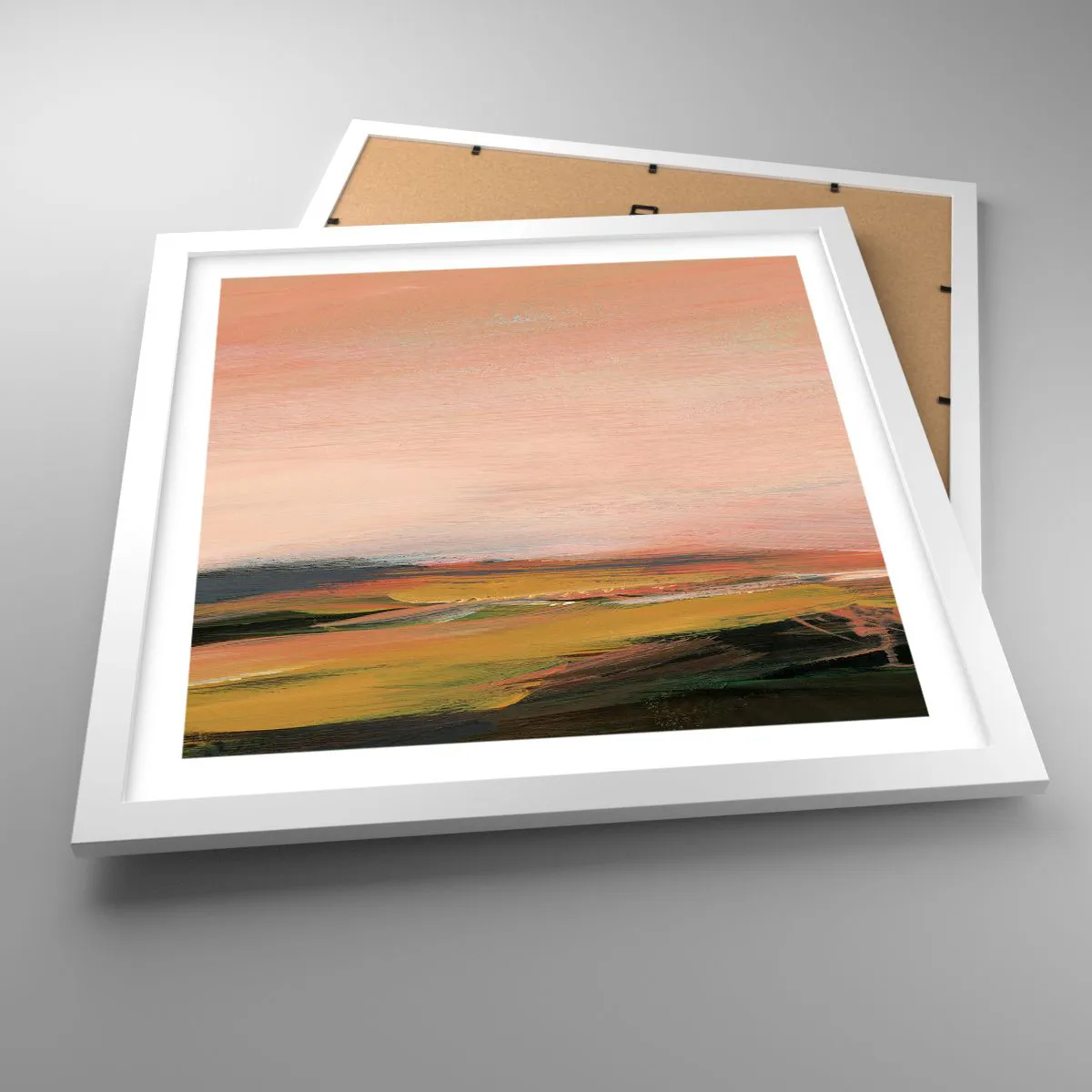 Poszter fekete keretben - Rózsaszínben - 40x40 cm