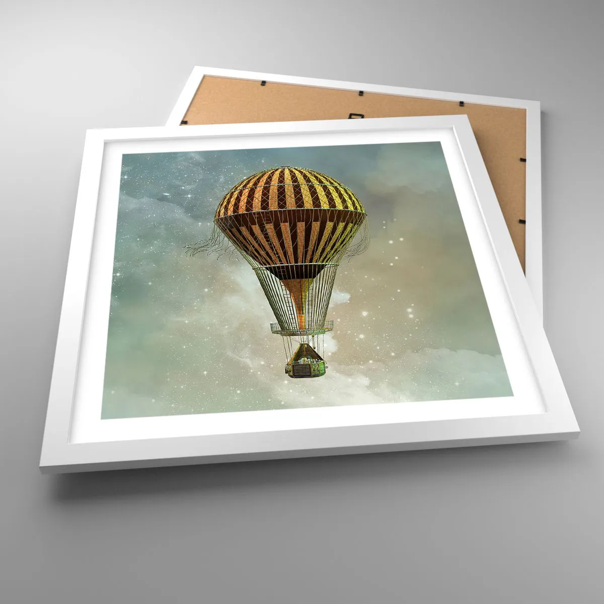 Poszter fekete keretben - Úttörő járatok - 40x40 cm