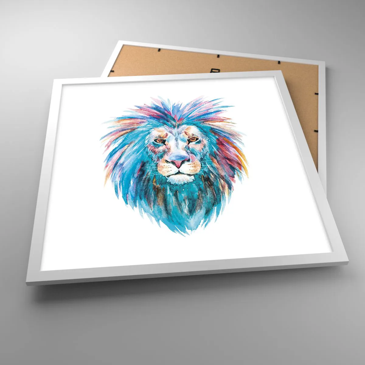 Poster in een witte lijst - Een opwindende uitstraling - 50x50 cm