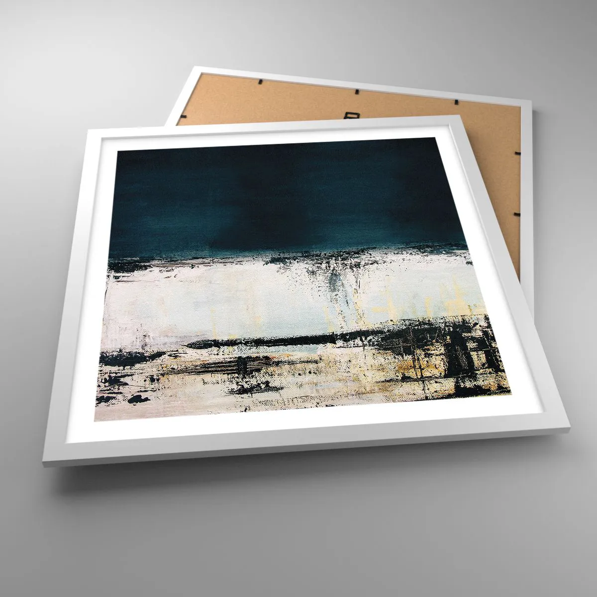 Poster in einem weißen Rahmen - Horizontale Komposition - 50x50 cm