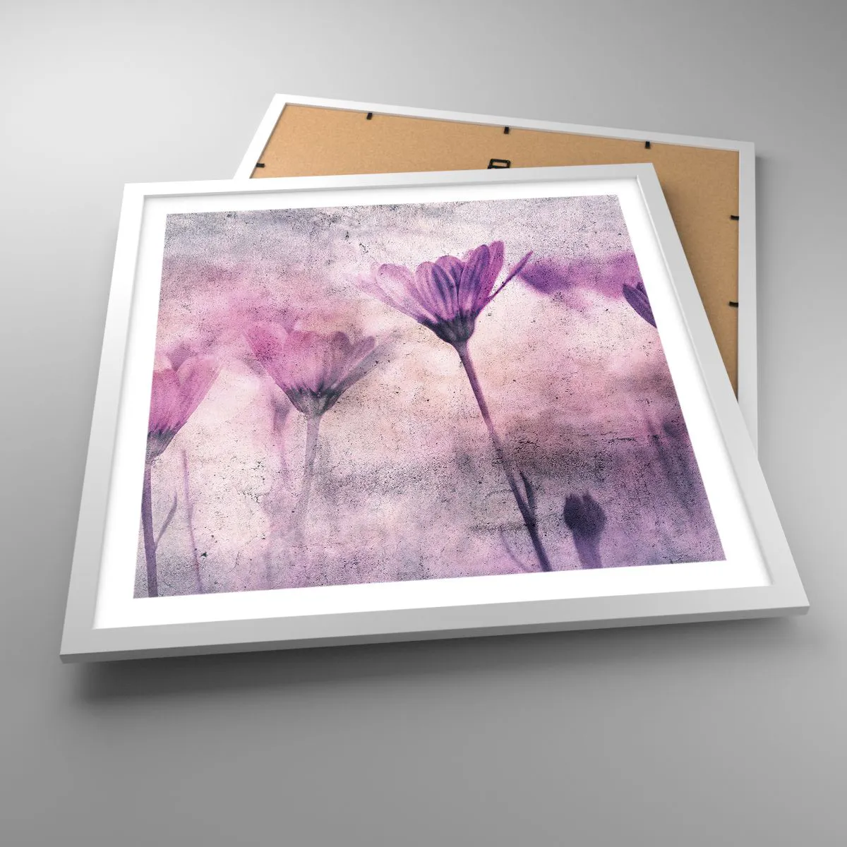 Poszter fekete keretben - A virágok álma  - 50x50 cm