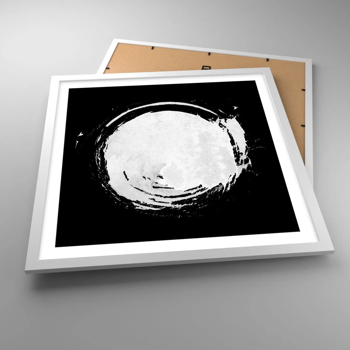 Plakat w białej ramie - Dobre wyjście - 50x50 cm