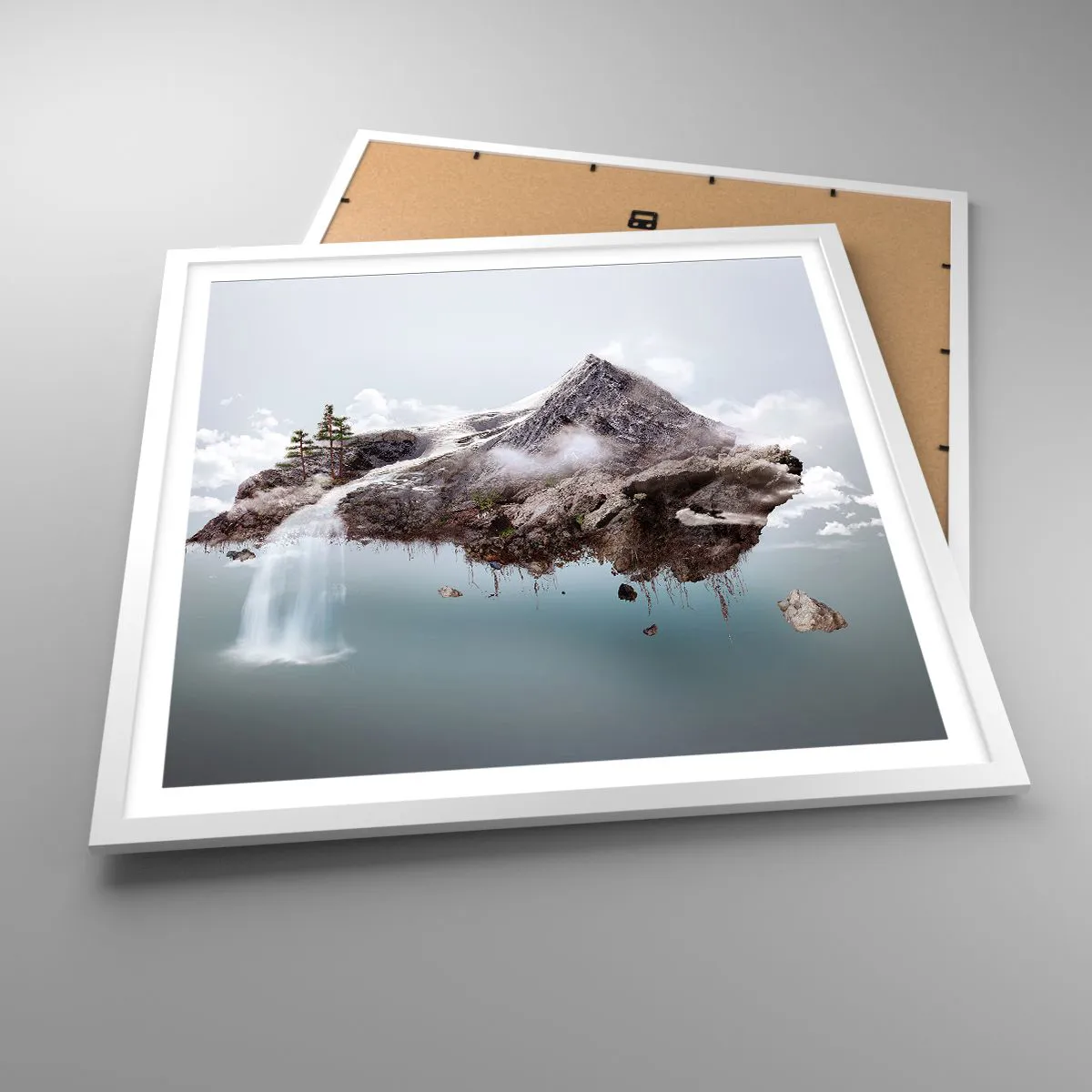 Poszter fekete keretben - Egy szürrealista szemével - 60x60 cm