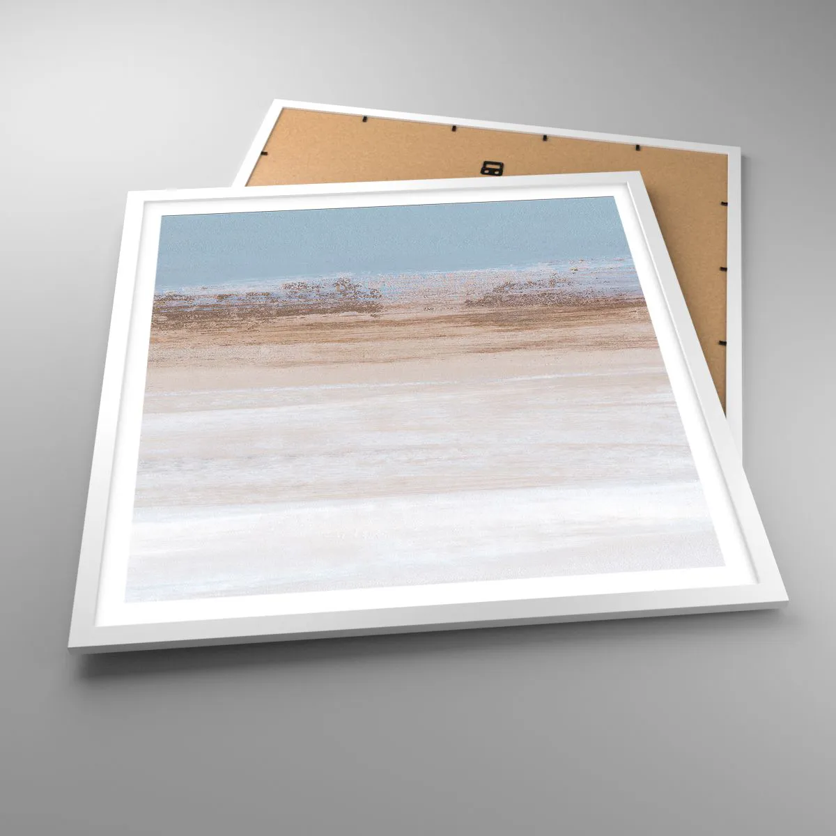 Poster in white frmae - Ambiguous Landscape - 60x60 cm