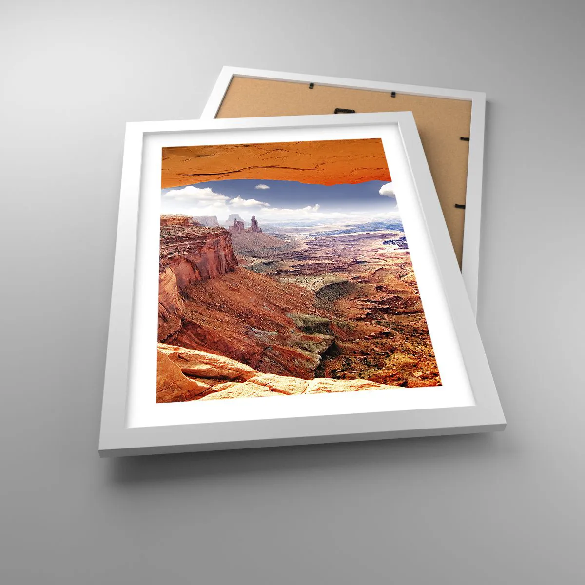 Plakat w białej ramie - Wyrzeźbione przez samą naturę - 30x40 cm