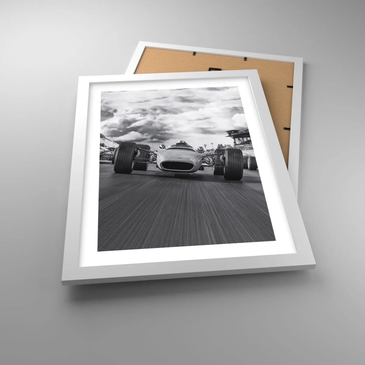 Póster en marco blanco - ¡Hay poder! - 30x40 cm