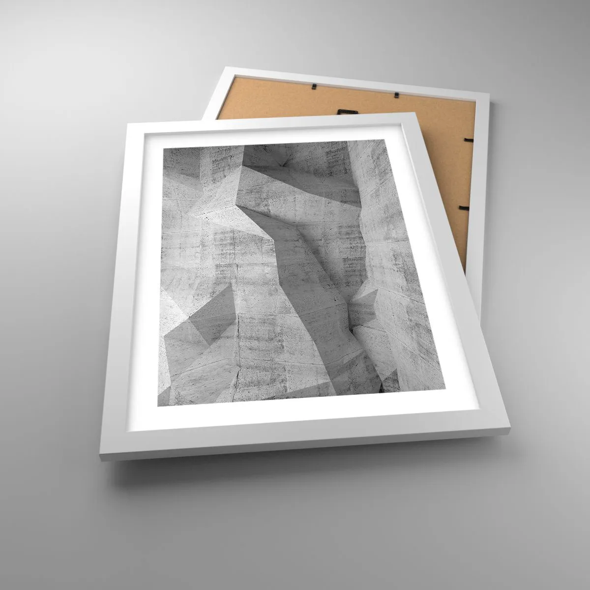 Poster in een witte lijst - Een echte uitdaging - 30x40 cm