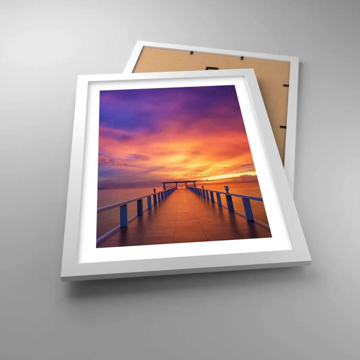 Poster in einem weißen Rahmen - Ohne Ende - 30x40 cm