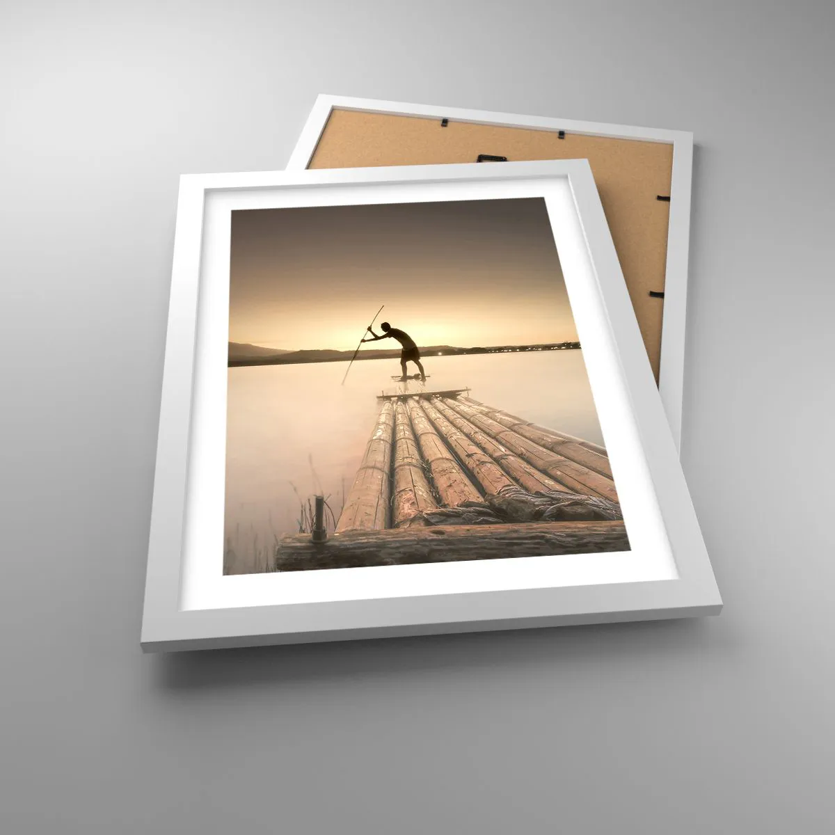 Affisch i vit ram - Före avkoppling - 30x40 cm