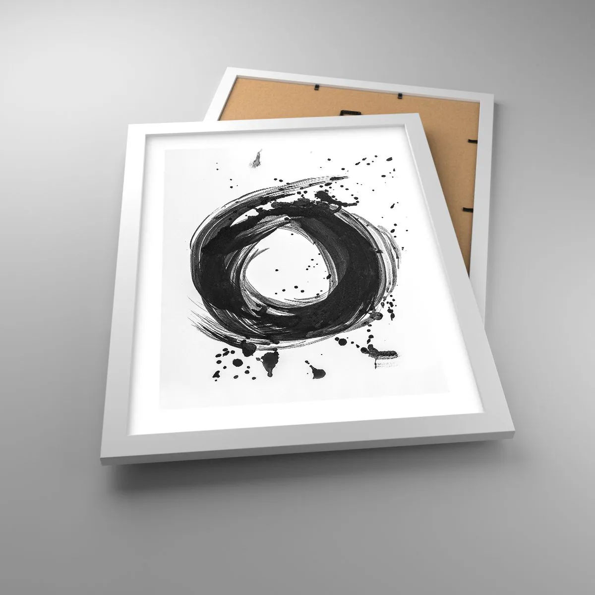 Poster in white frmae - Whirl of Creation - 30x40 cm