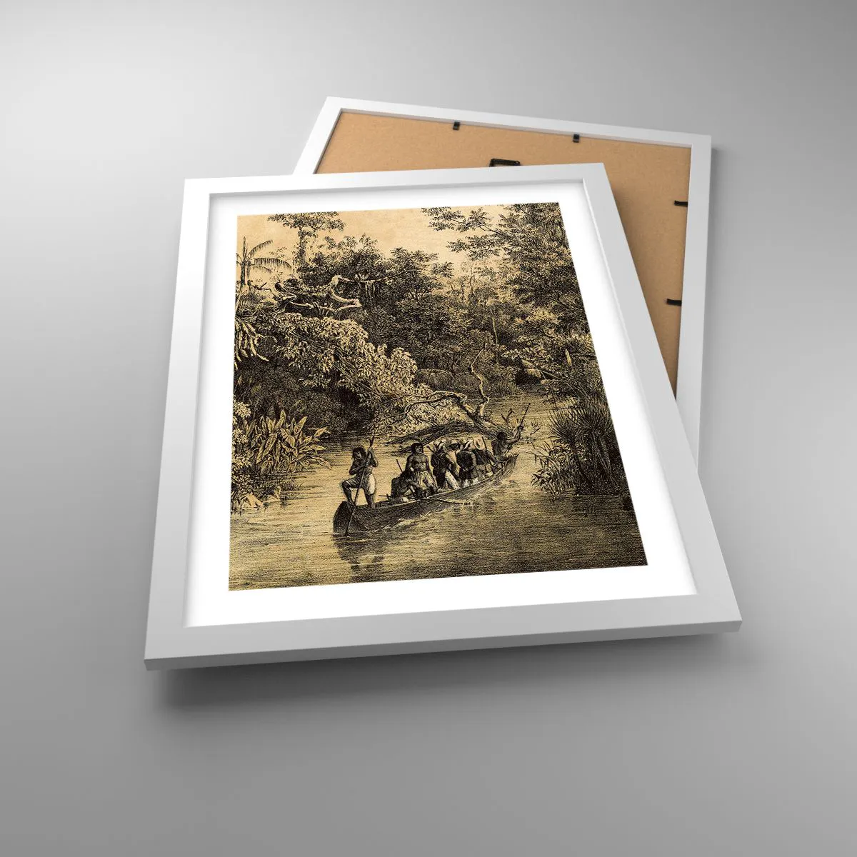 Poszter fekete keretben - Expedíció a forráshoz - 30x40 cm