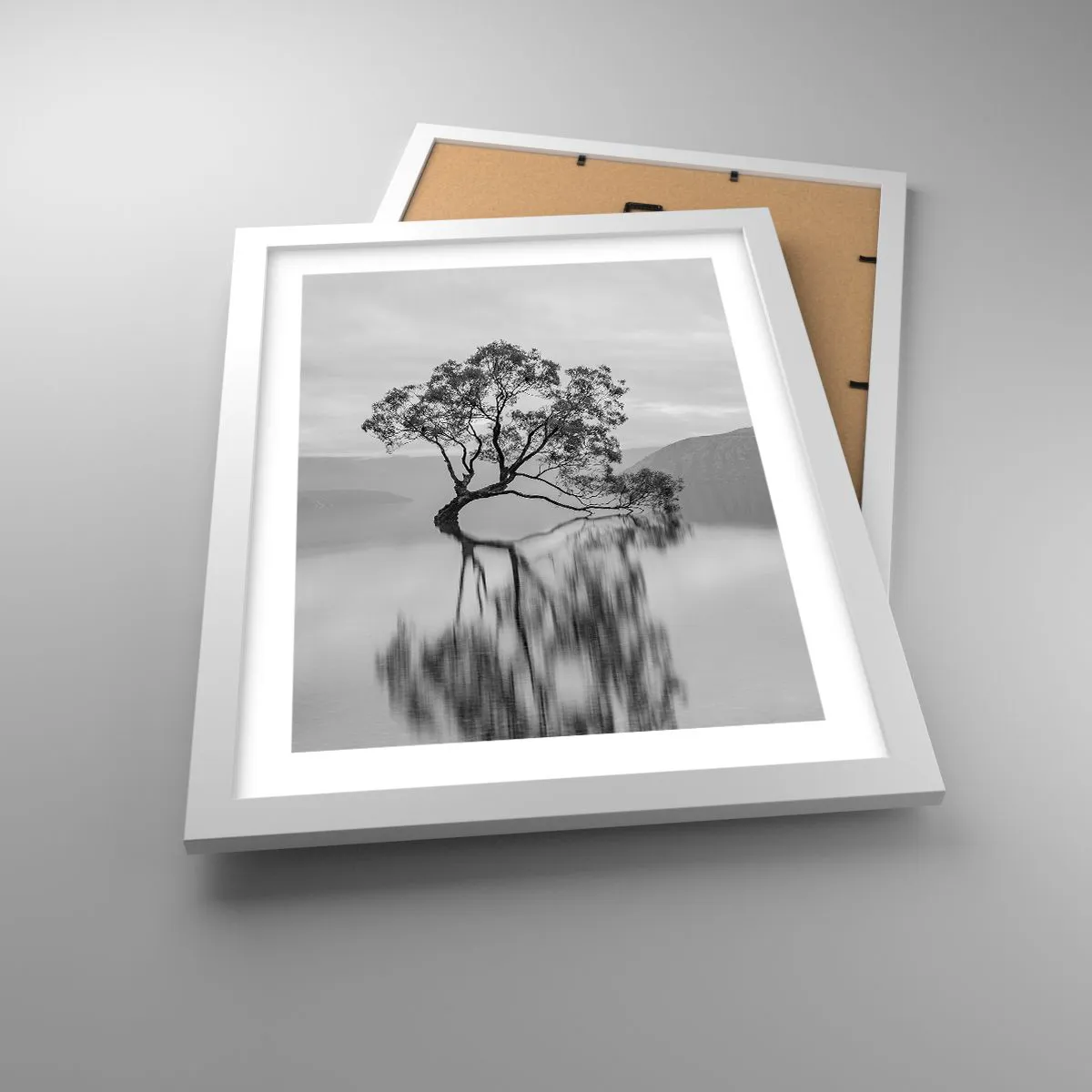 Affiche dans un cadre blanc - Poster - Un tel pays existe - 30x40 cm