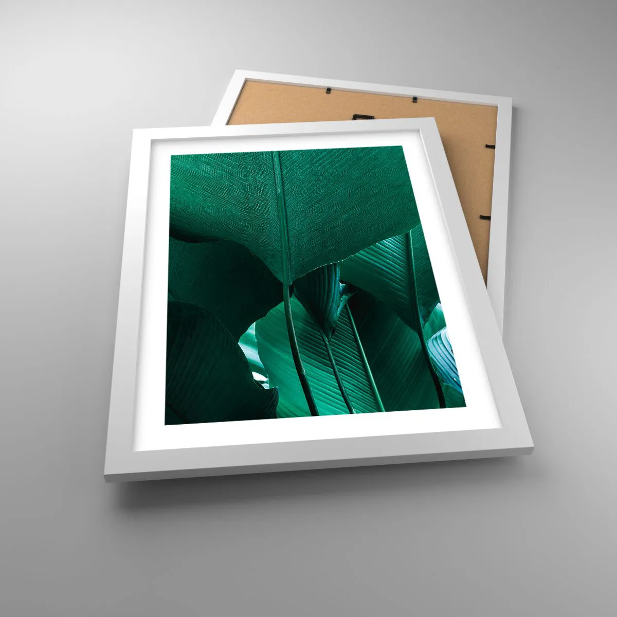 Poster in white frmae - Turned towards Light - 30x40 cm