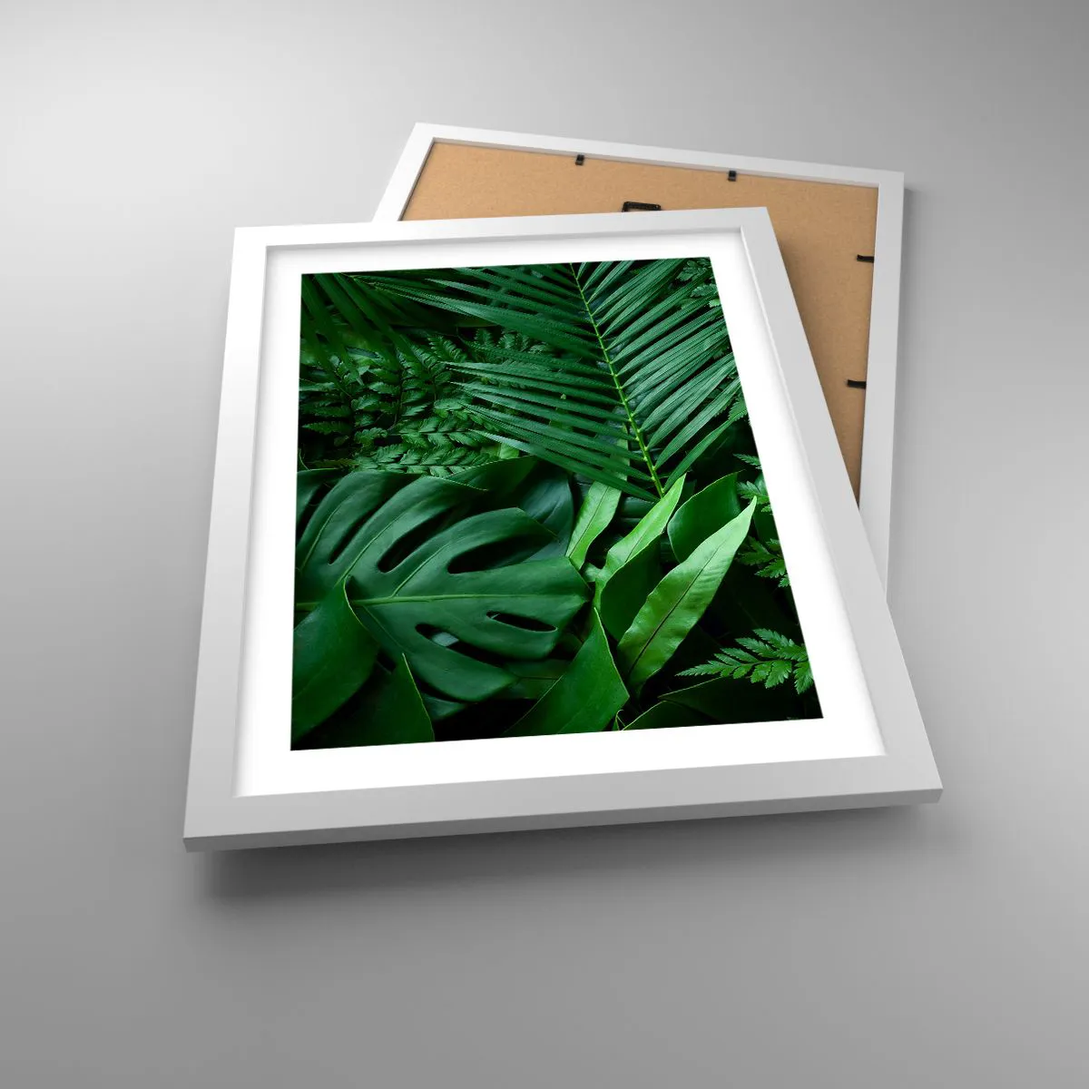 Poster in white frmae - In a Green Hug - 30x40 cm