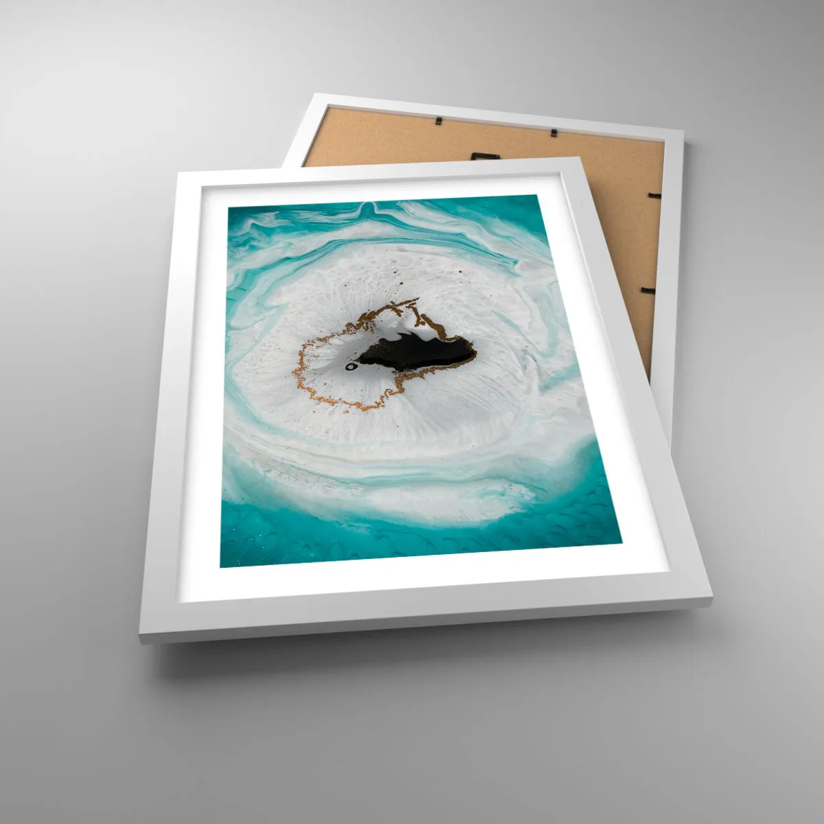 Poster in einem weißen Rahmen - Nach Innen eindringen - 30x40 cm