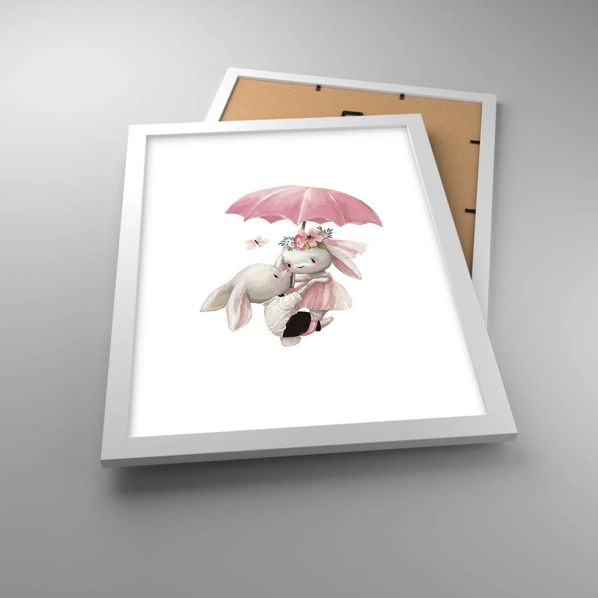 Poster in white frmae - This Is Love - 30x40 cm