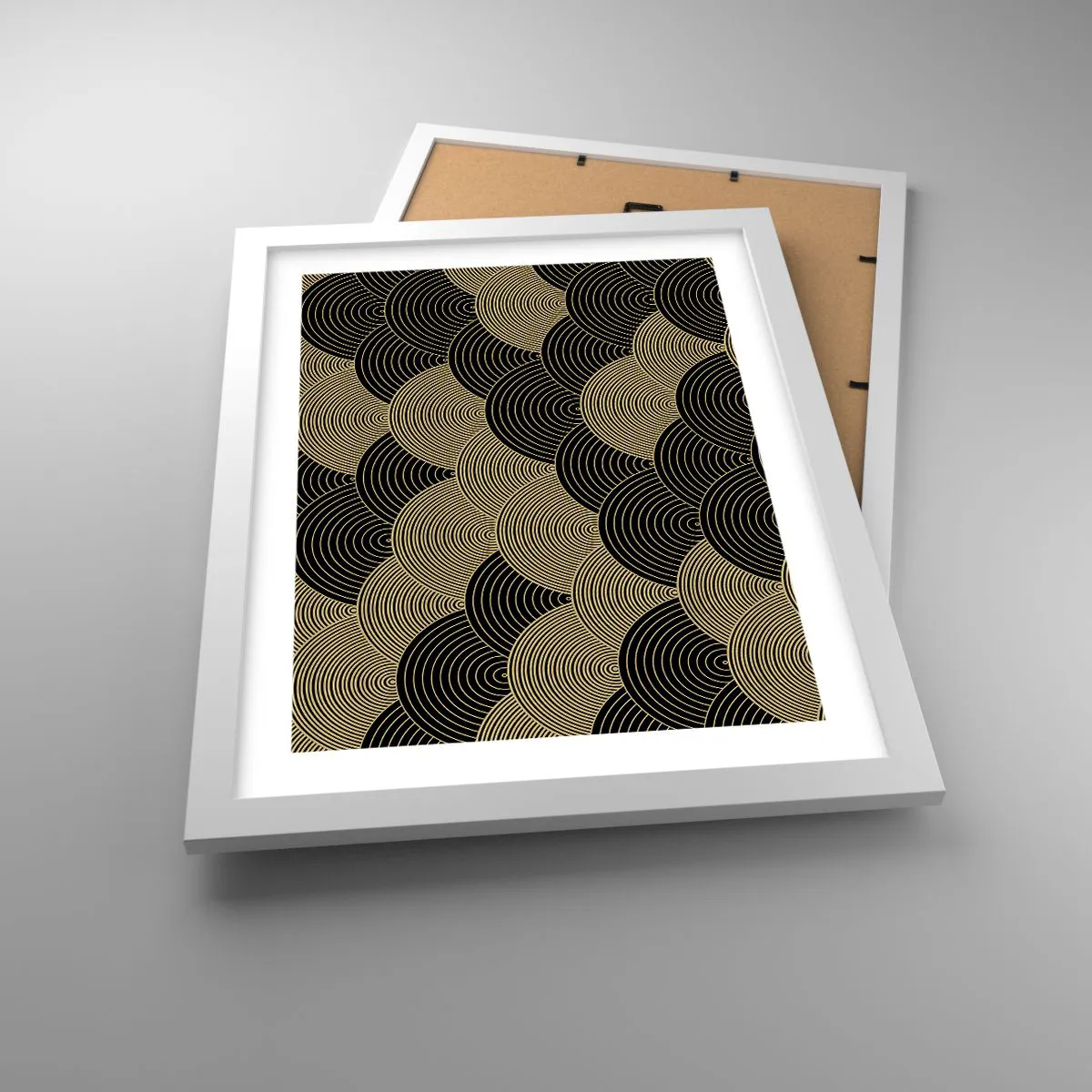 Plakat i hvid ramme - Enhed i mangfoldighed - 30x40 cm