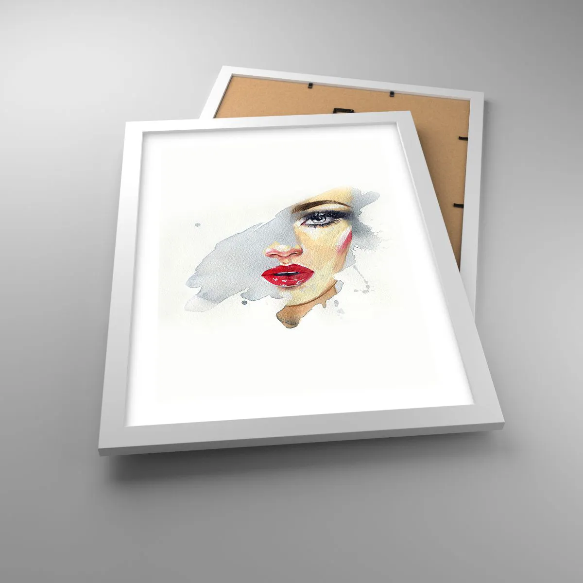 Poszter fekete keretben - Egy vízcsepp tükörkép  - 30x40 cm